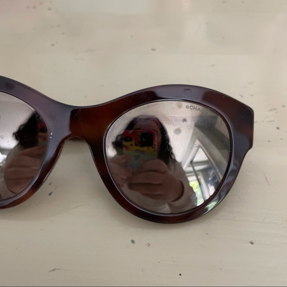 🤎🤎🤎CHANEL Brown Tortoise Sunglasses!🧸🧸🧸 - Picture 5 of 5